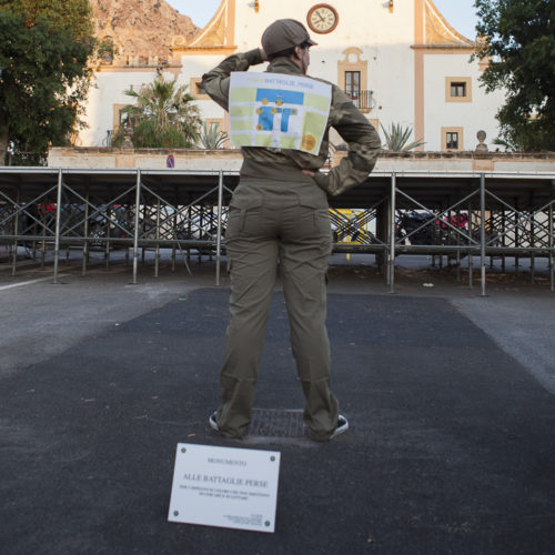 MONUMENTO ALLE BATTAGLIE PERSE per l'impegno di coloro che non smettono di cercare e di lottare